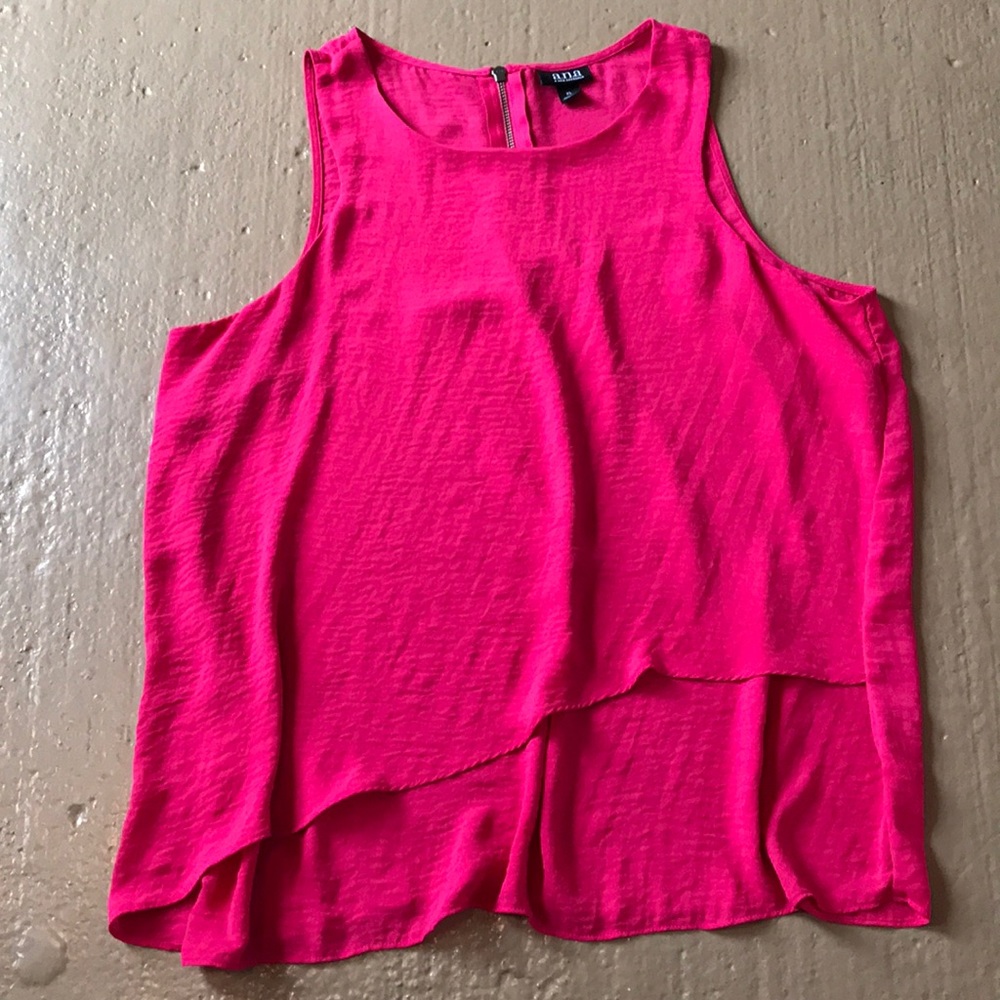 Pink dressy tank